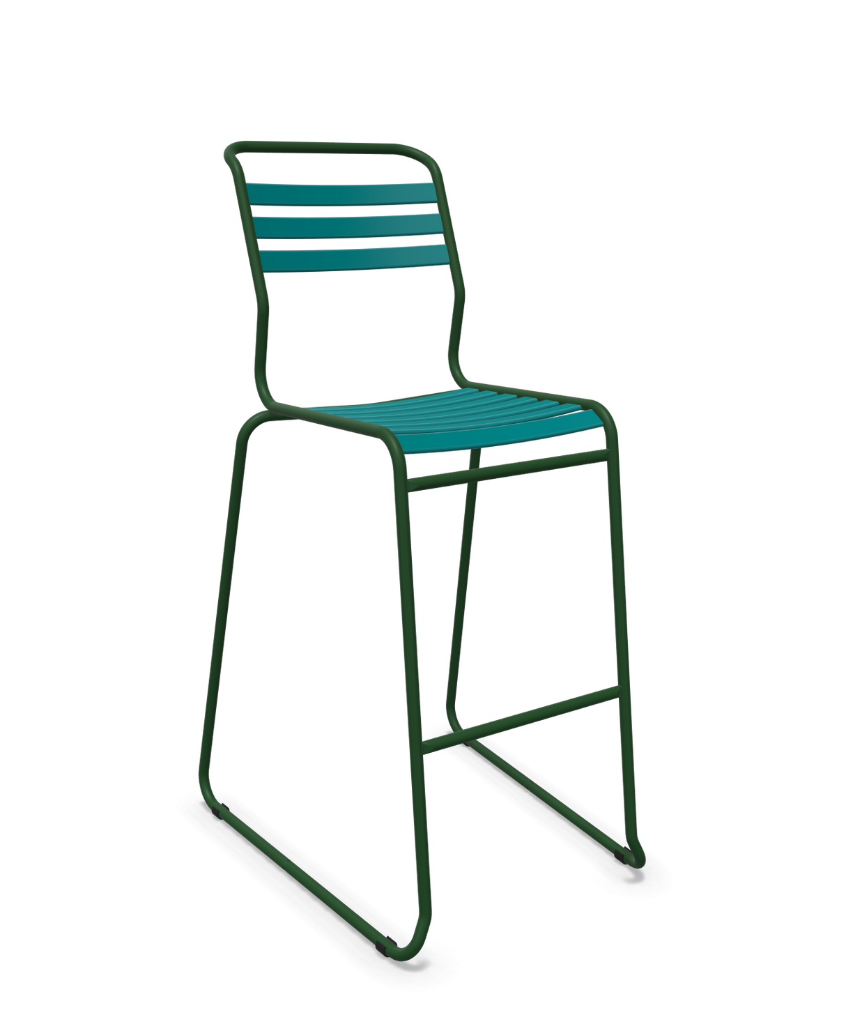 Schaffner Säntis Hocker Freischwinger mit Lattenrost