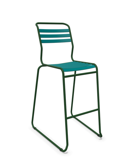 Schaffner Säntis Hocker Freischwinger mit Lattenrost