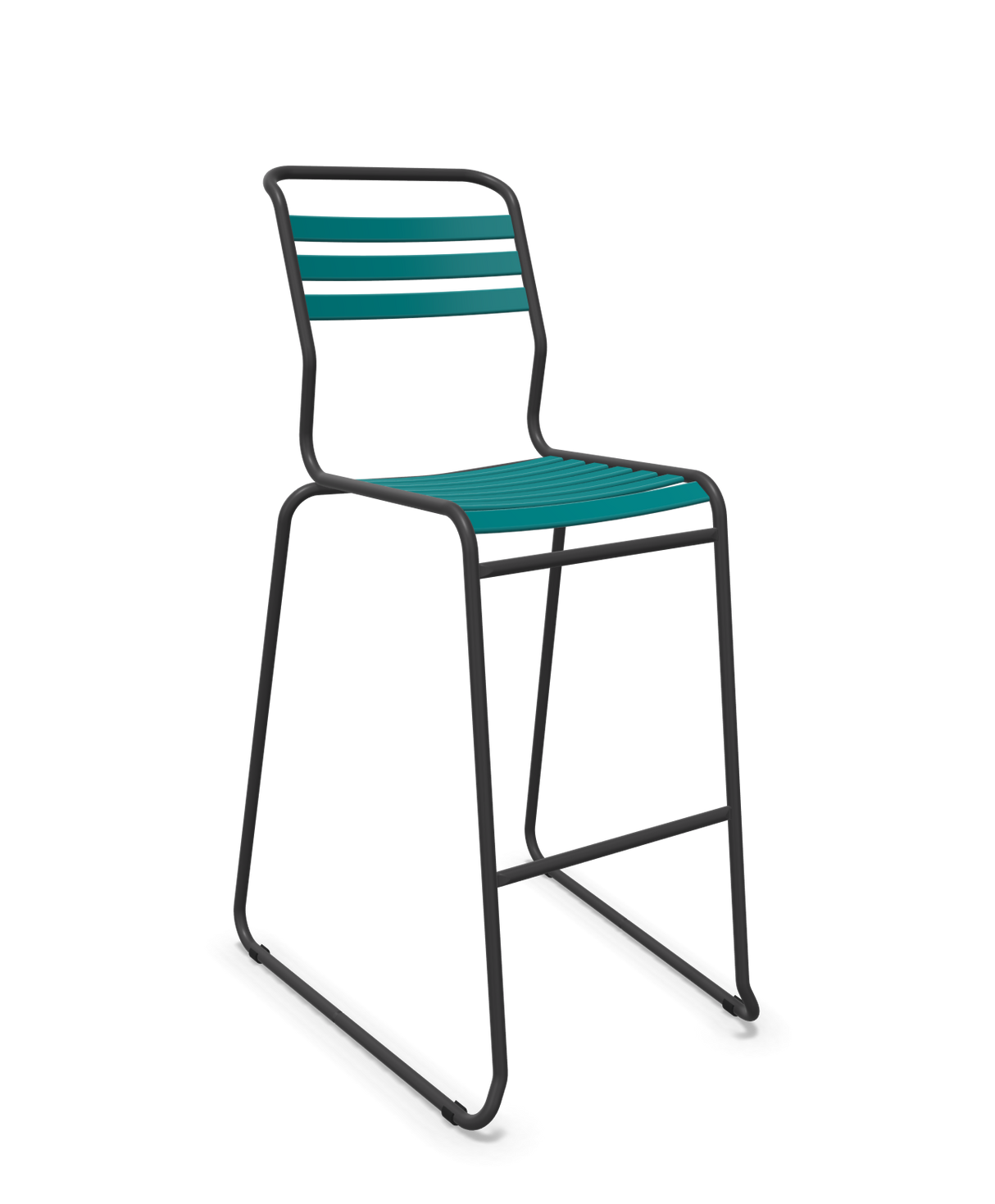 Schaffner Säntis Hocker Freischwinger mit Lattenrost