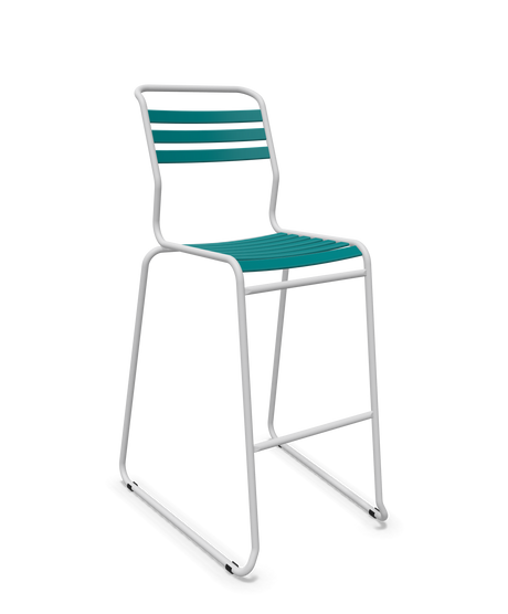 Schaffner Säntis Hocker Freischwinger mit Lattenrost
