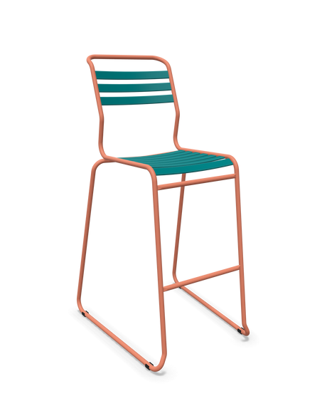 Schaffner Säntis Hocker Freischwinger mit Lattenrost
