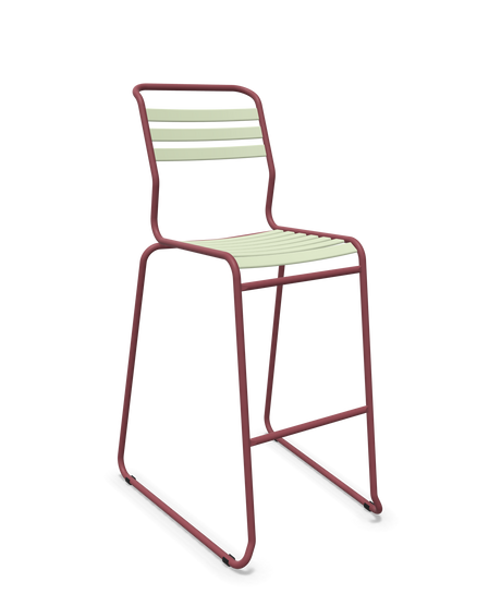 Schaffner Säntis Hocker Freischwinger mit Lattenrost