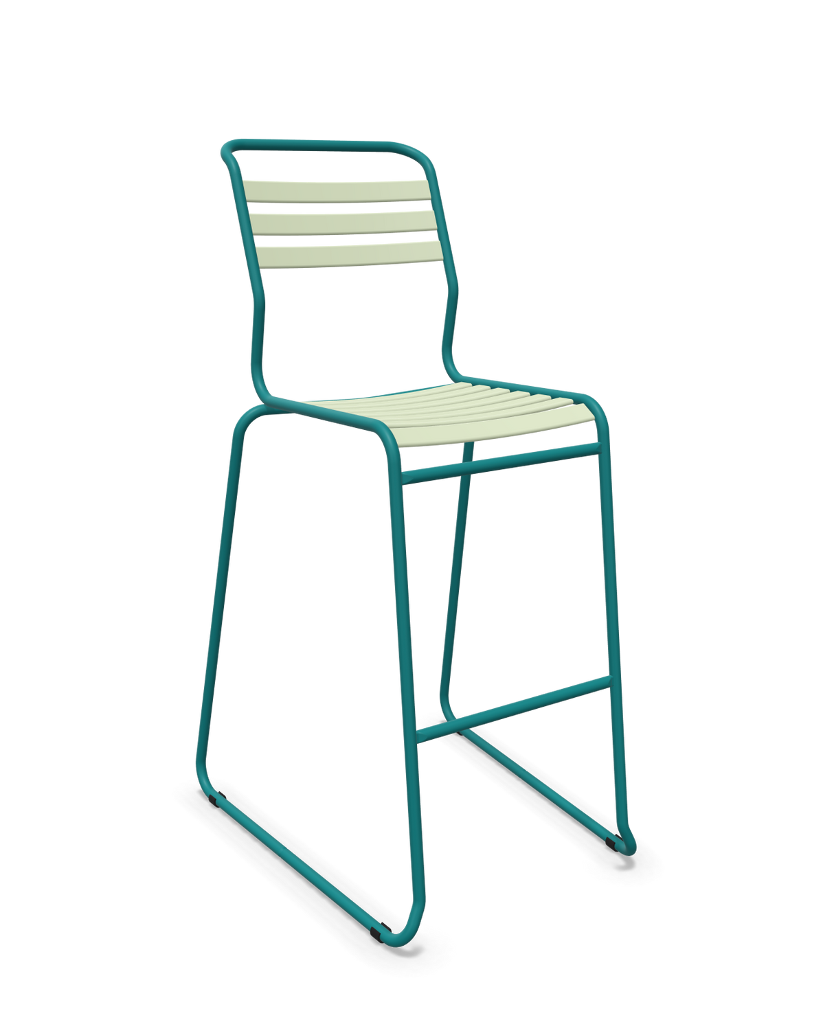 Schaffner Säntis Hocker Freischwinger mit Lattenrost