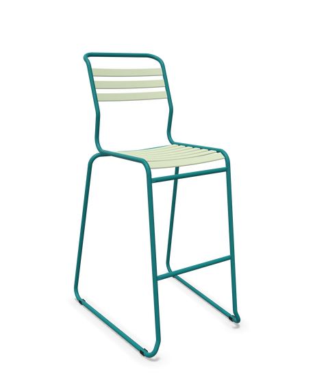 Schaffner Säntis Hocker Freischwinger mit Lattenrost