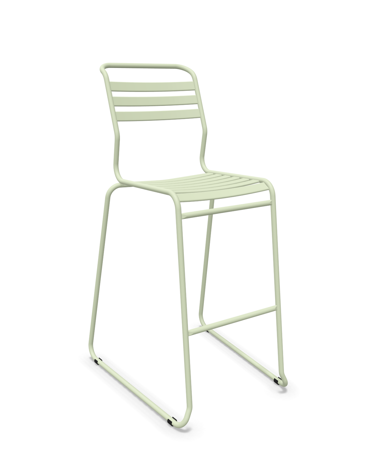 Schaffner Säntis Hocker Freischwinger mit Lattenrost