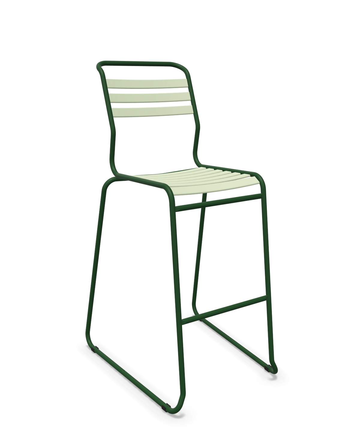 Schaffner Säntis Hocker Freischwinger mit Lattenrost