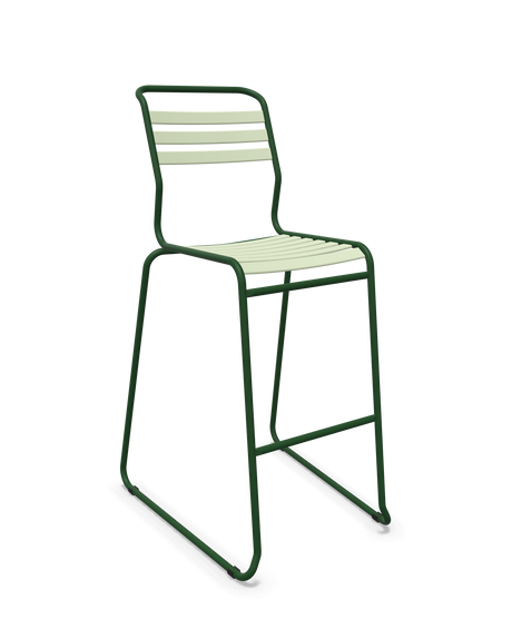 Schaffner Säntis Hocker Freischwinger mit Lattenrost