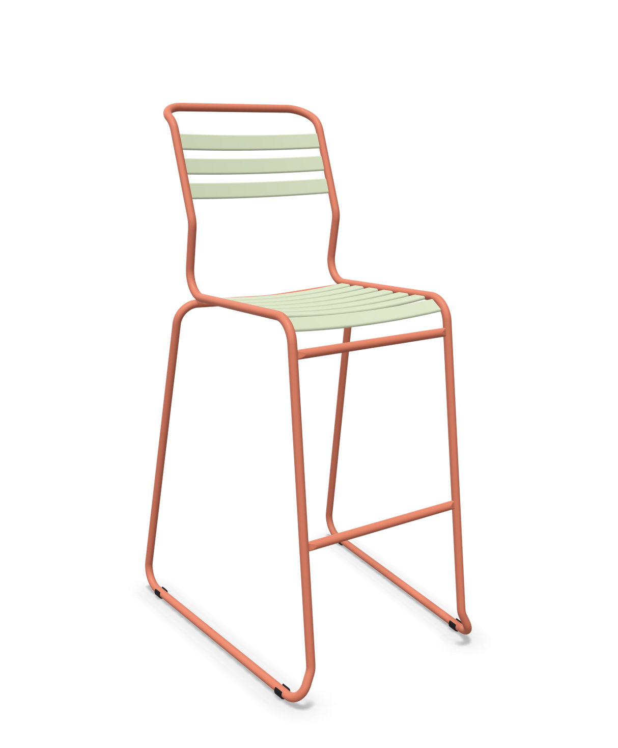 Schaffner Säntis Hocker Freischwinger mit Lattenrost