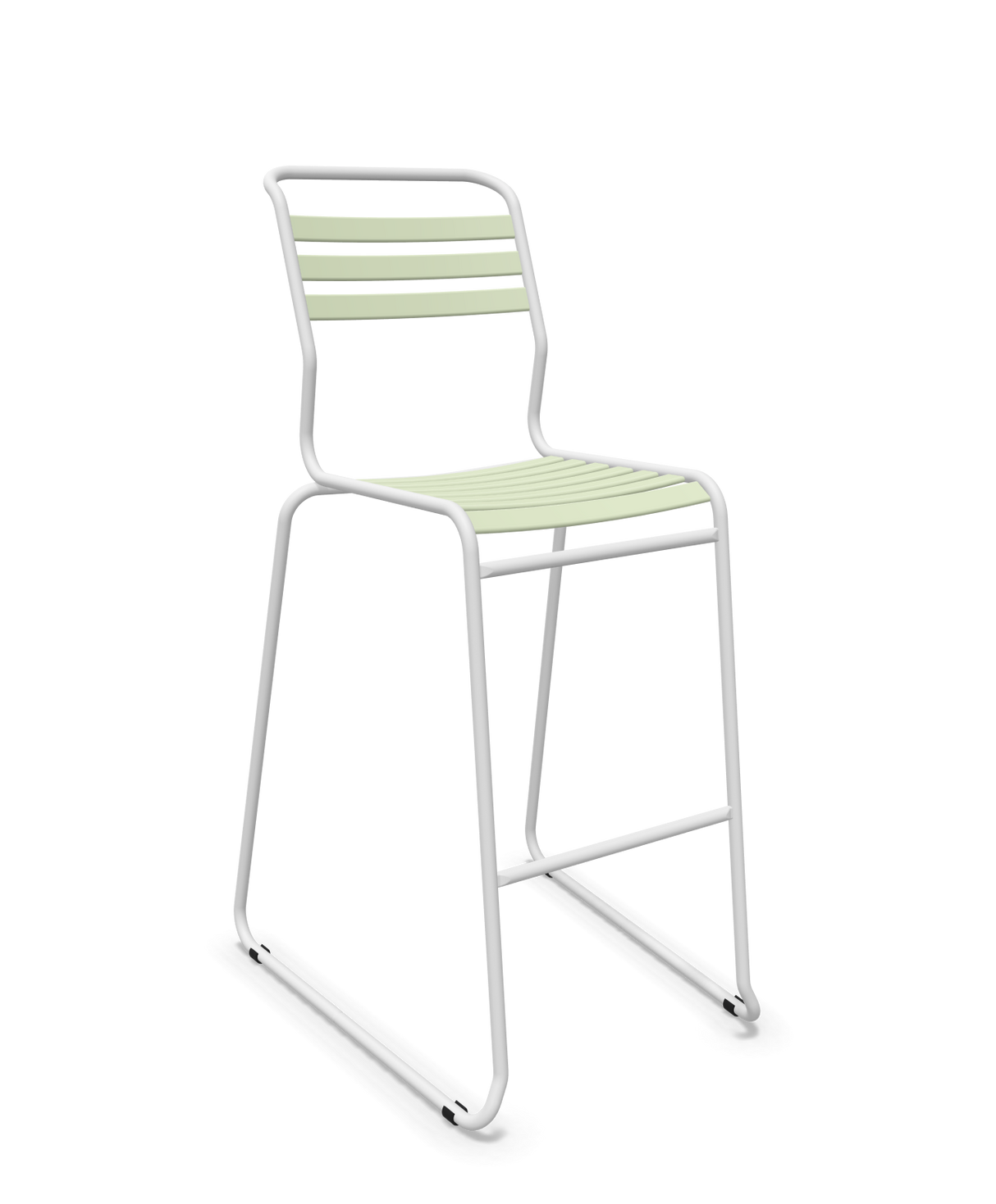 Schaffner Säntis Hocker Freischwinger mit Lattenrost
