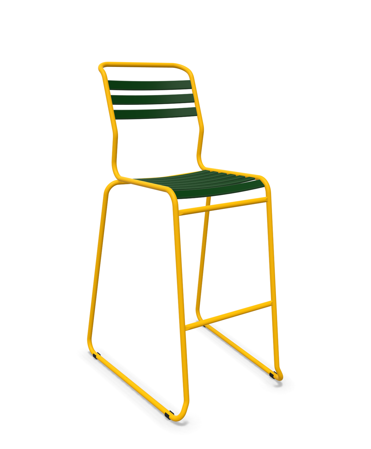 Schaffner Säntis Hocker Freischwinger mit Lattenrost