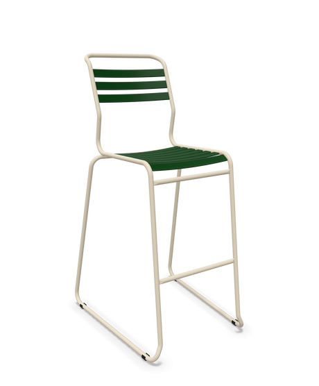 Schaffner Säntis Hocker Freischwinger mit Lattenrost
