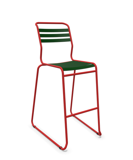 Schaffner Säntis Hocker Freischwinger mit Lattenrost