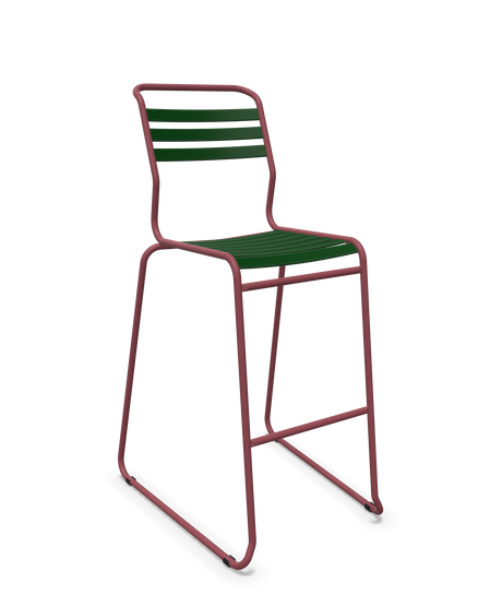 Schaffner Säntis Hocker Freischwinger mit Lattenrost