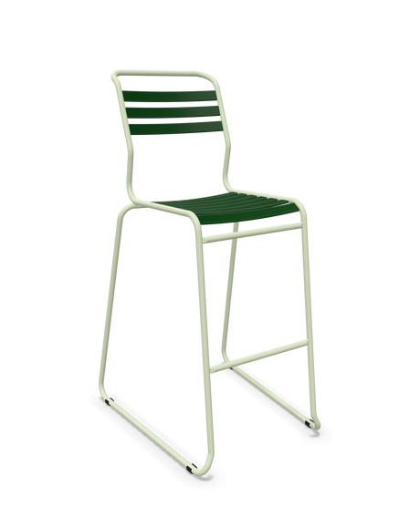 Schaffner Säntis Hocker Freischwinger mit Lattenrost