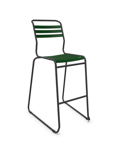 Schaffner Säntis Hocker Freischwinger mit Lattenrost