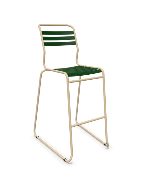 Schaffner Säntis Hocker Freischwinger mit Lattenrost