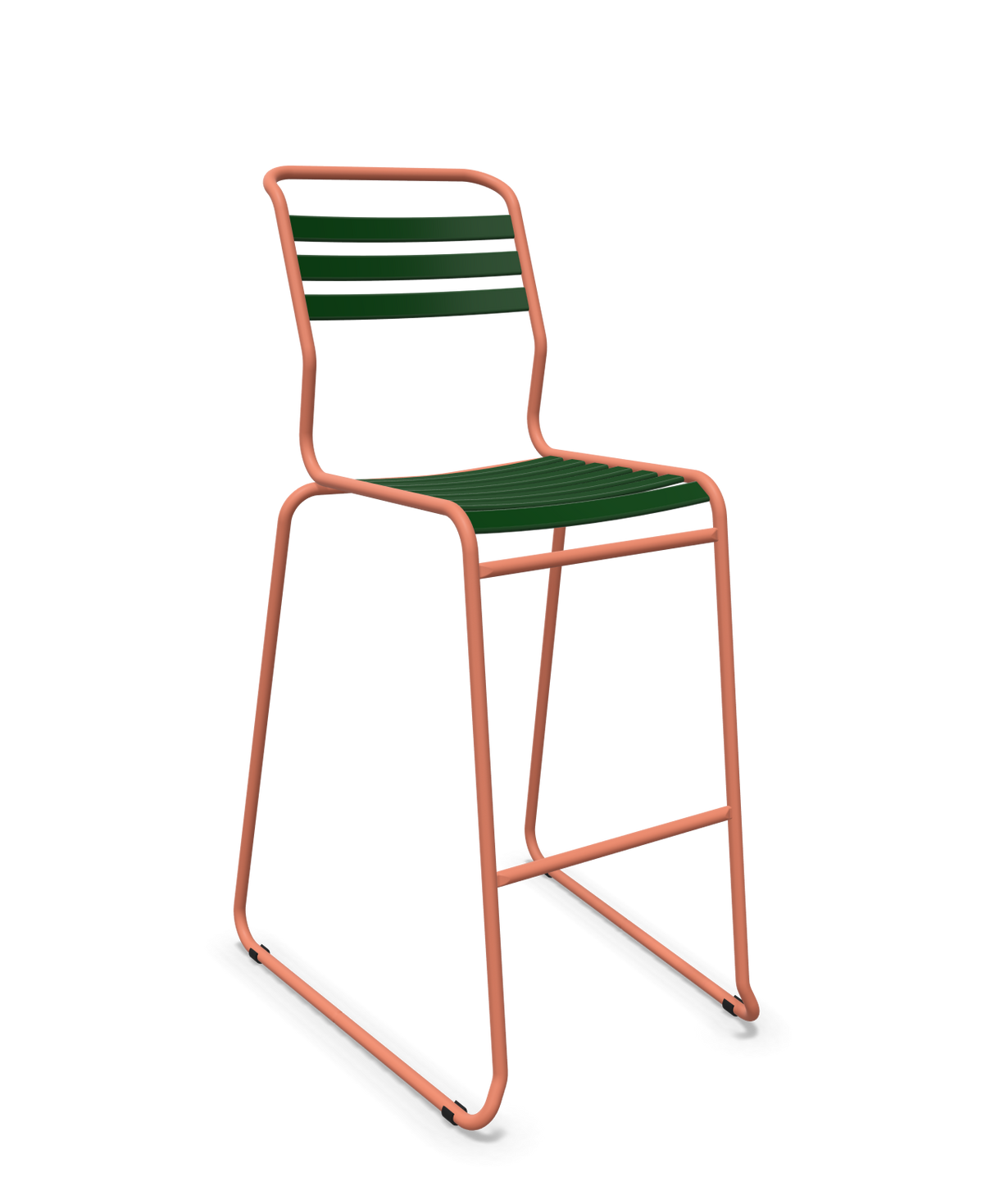 Schaffner Säntis Hocker Freischwinger mit Lattenrost