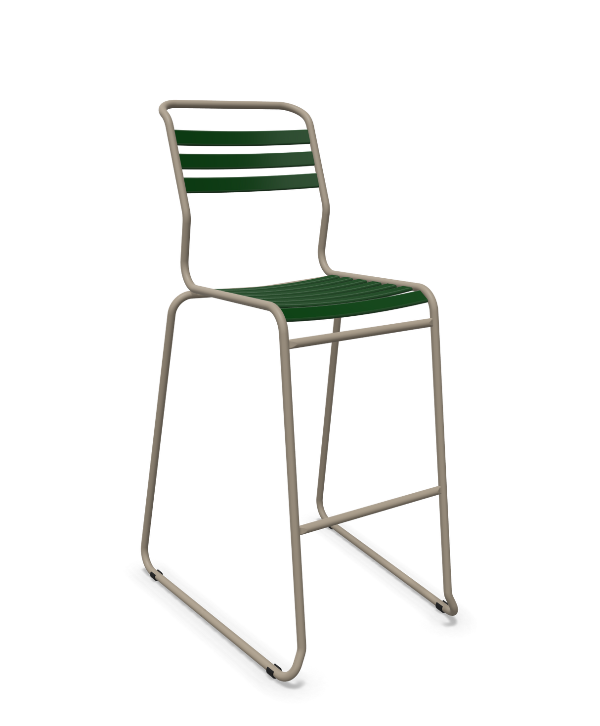 Schaffner Säntis Hocker Freischwinger mit Lattenrost