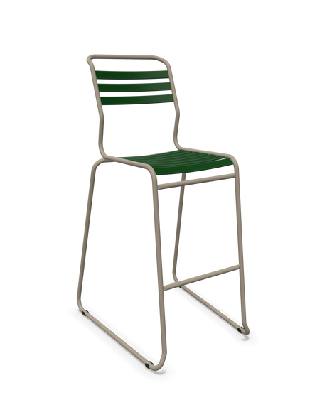 Schaffner Säntis Hocker Freischwinger mit Lattenrost