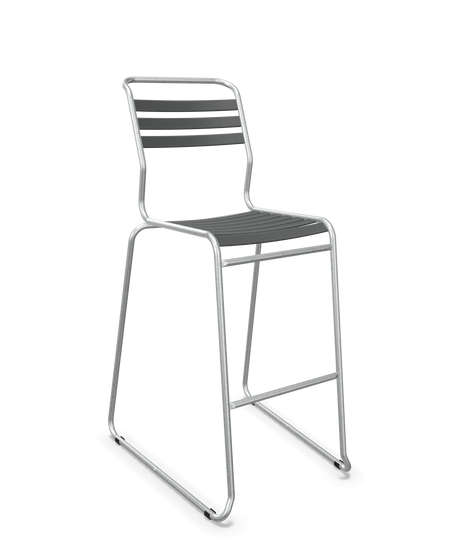 Schaffner Säntis Hocker Freischwinger mit Lattenrost