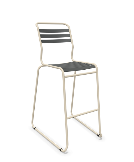 Schaffner Säntis Hocker Freischwinger mit Lattenrost