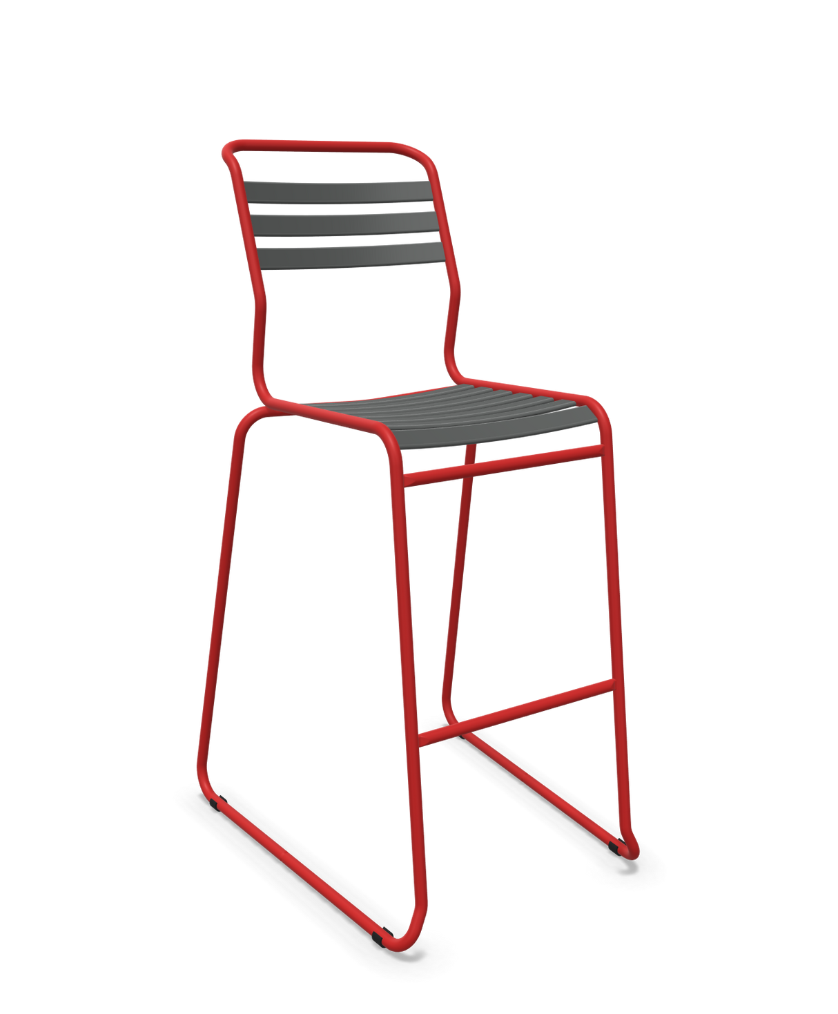 Schaffner Säntis Hocker Freischwinger mit Lattenrost