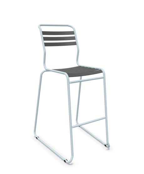 Schaffner Säntis Hocker Freischwinger mit Lattenrost