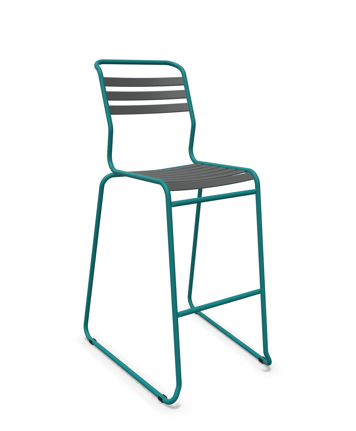 Schaffner Säntis Hocker Freischwinger mit Lattenrost