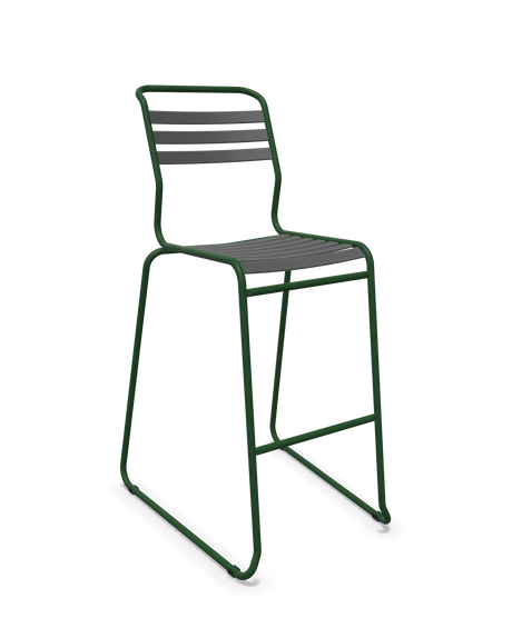 Schaffner Säntis Hocker Freischwinger mit Lattenrost