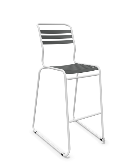 Schaffner Säntis Hocker Freischwinger mit Lattenrost