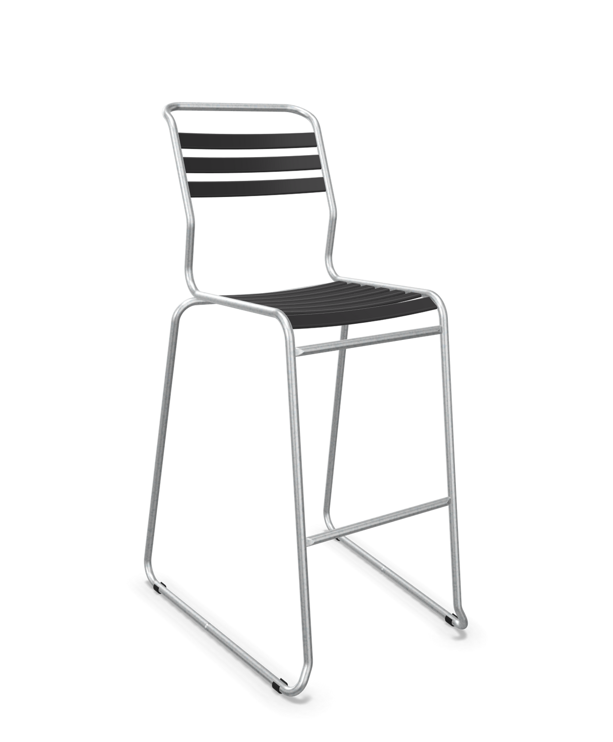 Schaffner Säntis Hocker Freischwinger mit Lattenrost