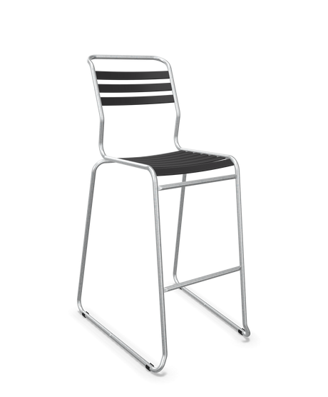Schaffner Säntis Hocker Freischwinger mit Lattenrost