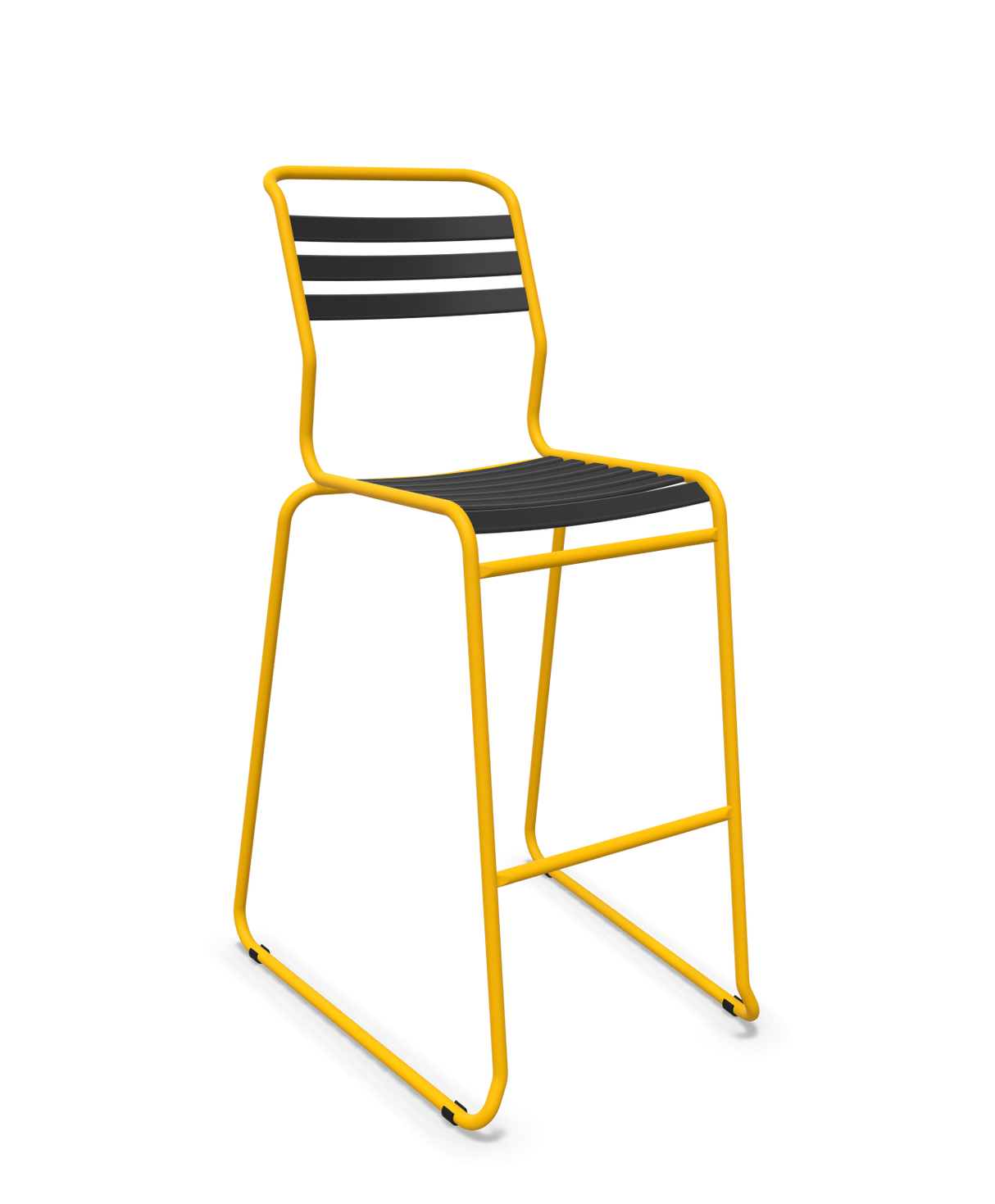 Schaffner Säntis Hocker Freischwinger mit Lattenrost