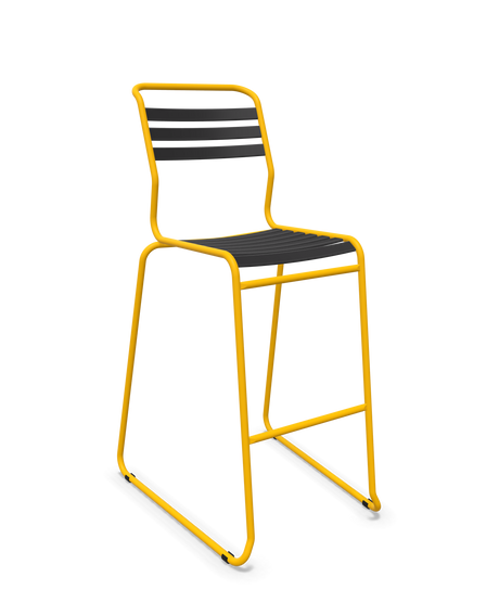 Schaffner Säntis Hocker Freischwinger mit Lattenrost