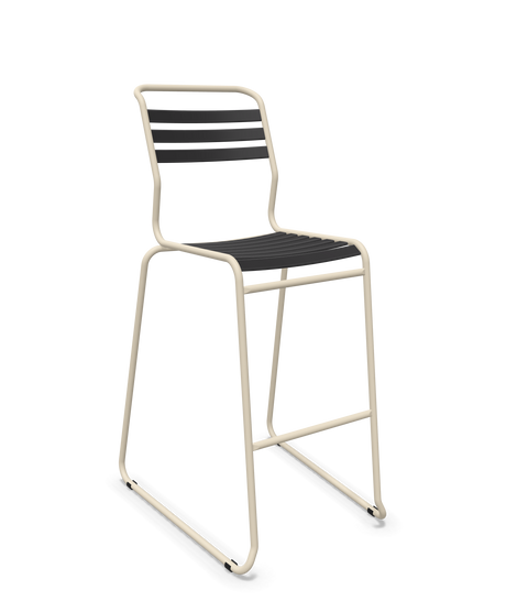 Schaffner Säntis Hocker Freischwinger mit Lattenrost