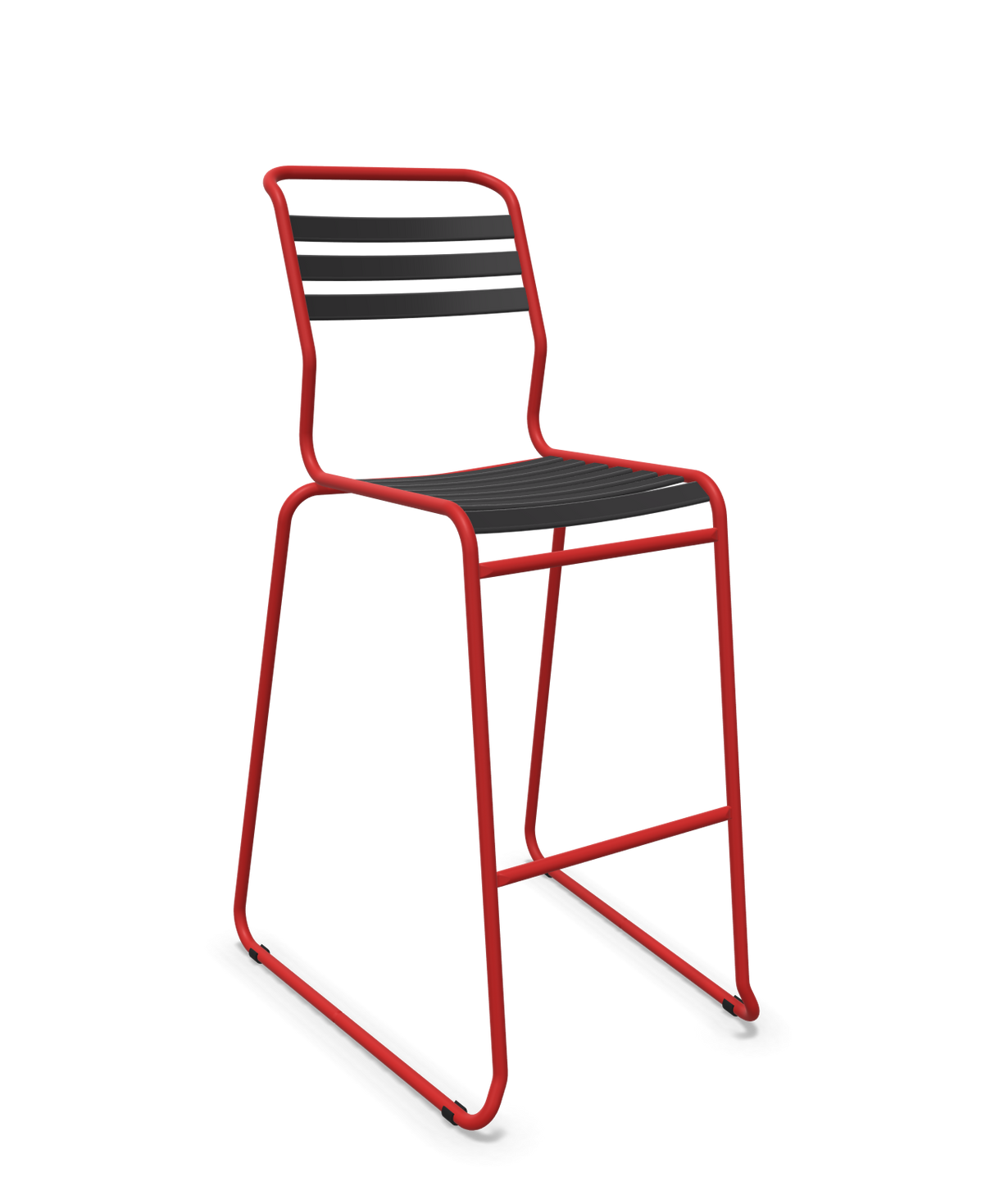 Schaffner Säntis Hocker Freischwinger mit Lattenrost