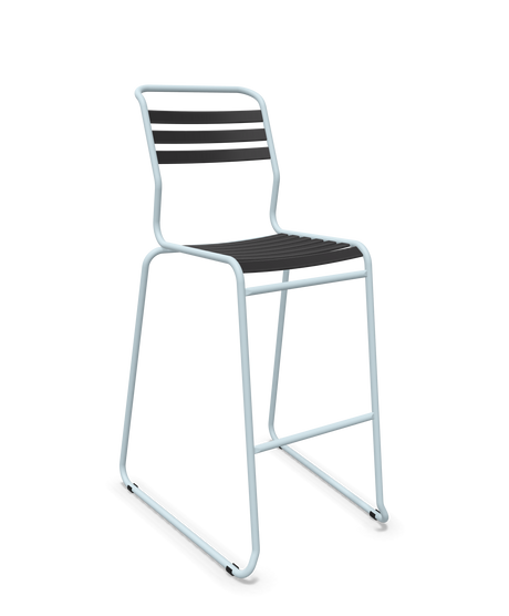 Schaffner Säntis Hocker Freischwinger mit Lattenrost