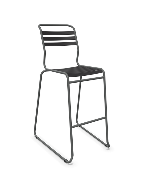 Schaffner Säntis Hocker Freischwinger mit Lattenrost