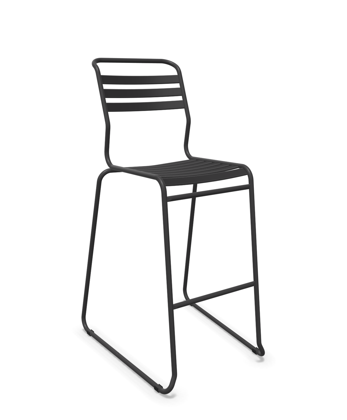 Schaffner Säntis Hocker Freischwinger mit Lattenrost
