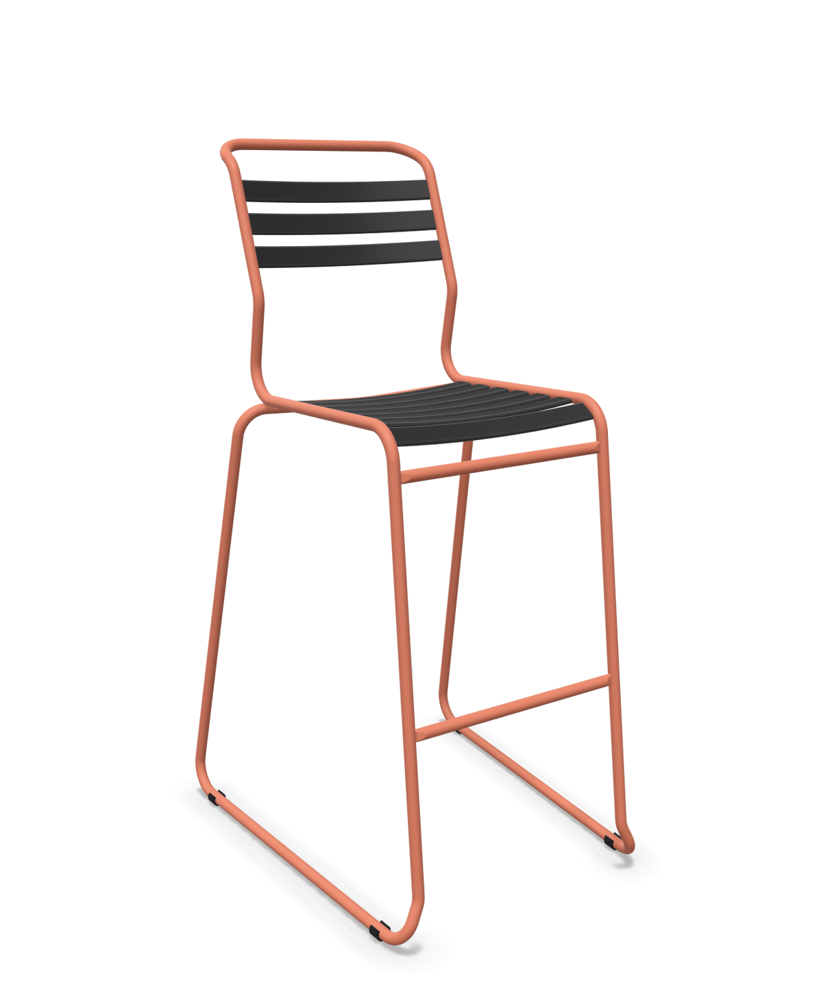 Schaffner Säntis Hocker Freischwinger mit Lattenrost