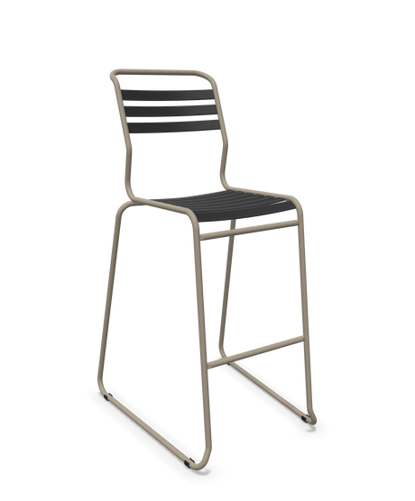 Schaffner Säntis Hocker Freischwinger mit Lattenrost