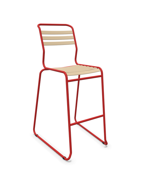 Schaffner Säntis Hocker Freischwinger mit Lattenrost