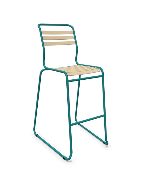 Schaffner Säntis Hocker Freischwinger mit Lattenrost