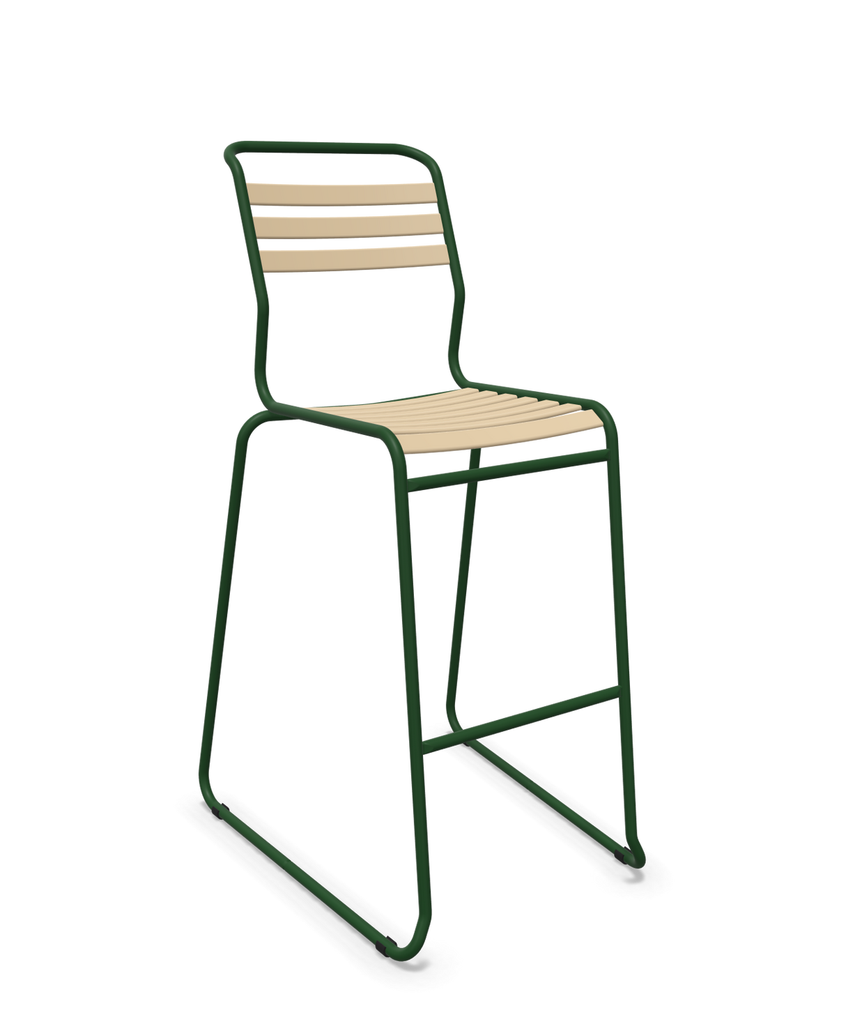 Schaffner Säntis Hocker Freischwinger mit Lattenrost