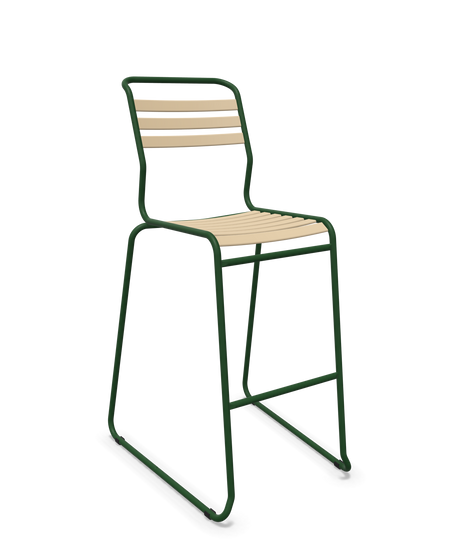 Schaffner Säntis Hocker Freischwinger mit Lattenrost