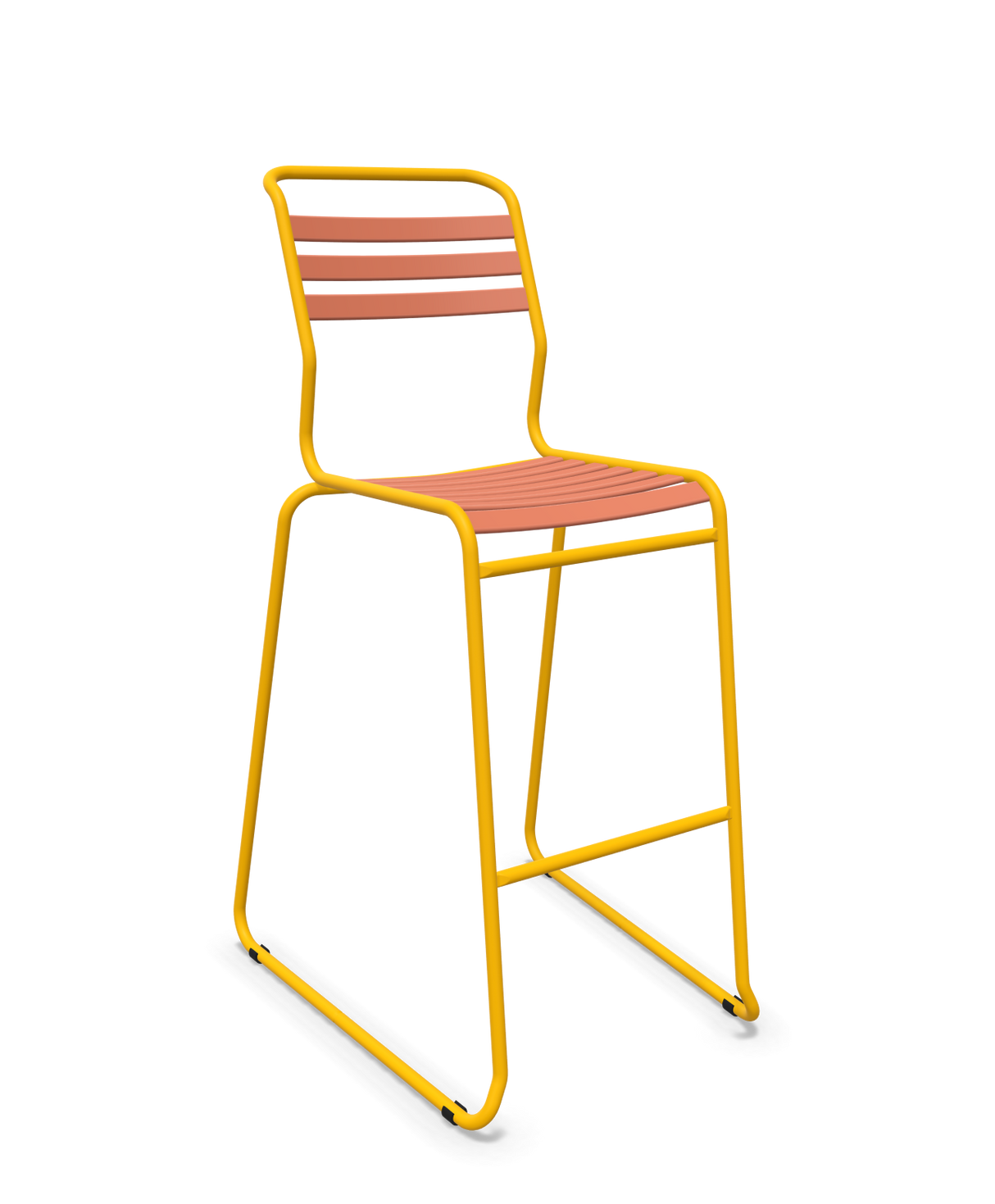 Schaffner Säntis Hocker Freischwinger mit Lattenrost