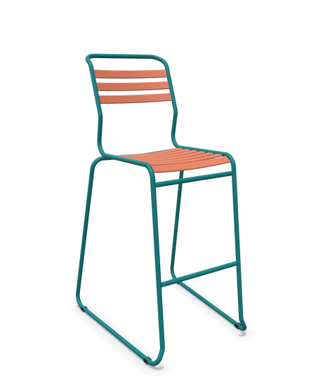 Schaffner Säntis Hocker Freischwinger mit Lattenrost