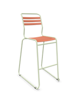 Schaffner Säntis Hocker Freischwinger mit Lattenrost