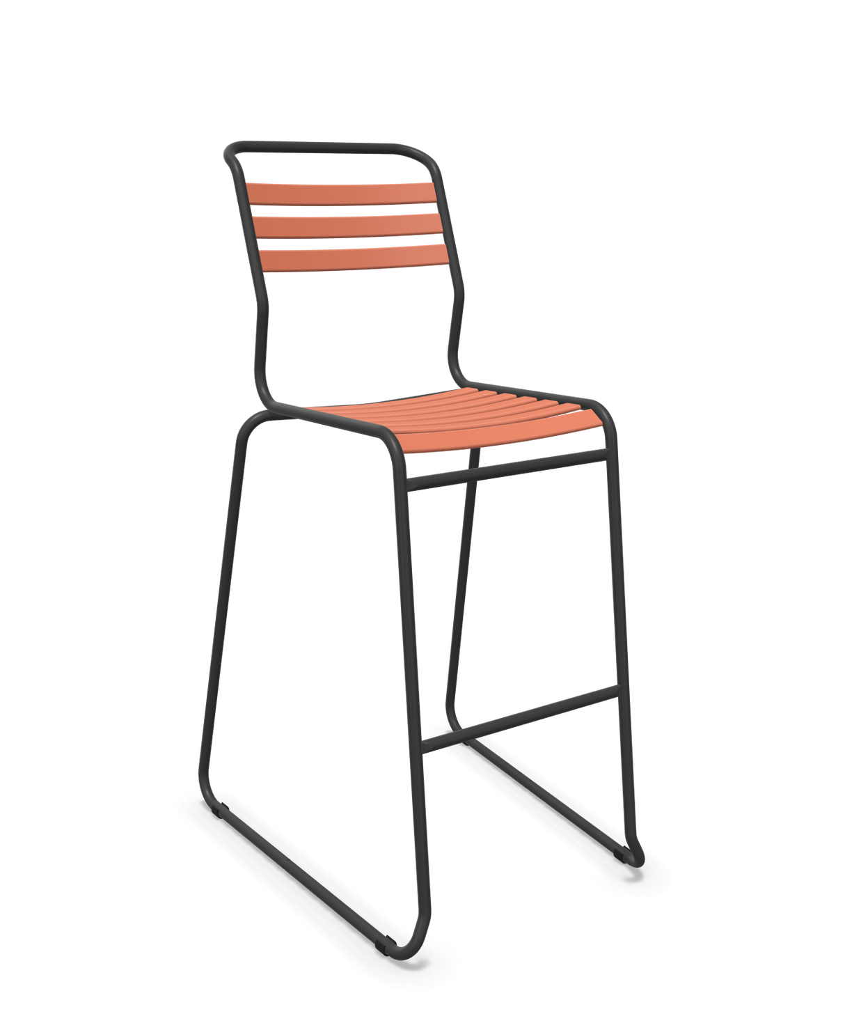 Schaffner Säntis Hocker Freischwinger mit Lattenrost