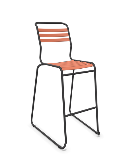 Schaffner Säntis Hocker Freischwinger mit Lattenrost